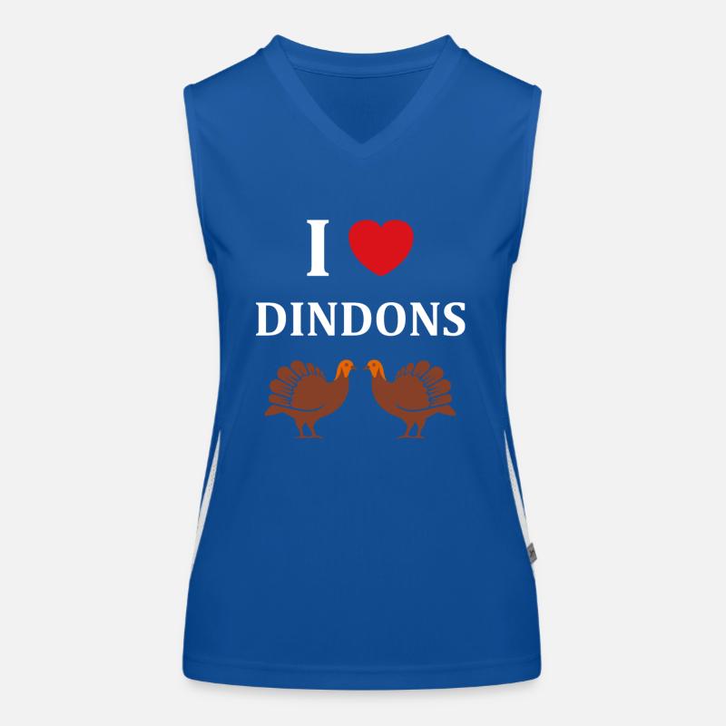 dindons Débardeur respirant contrasté Femme