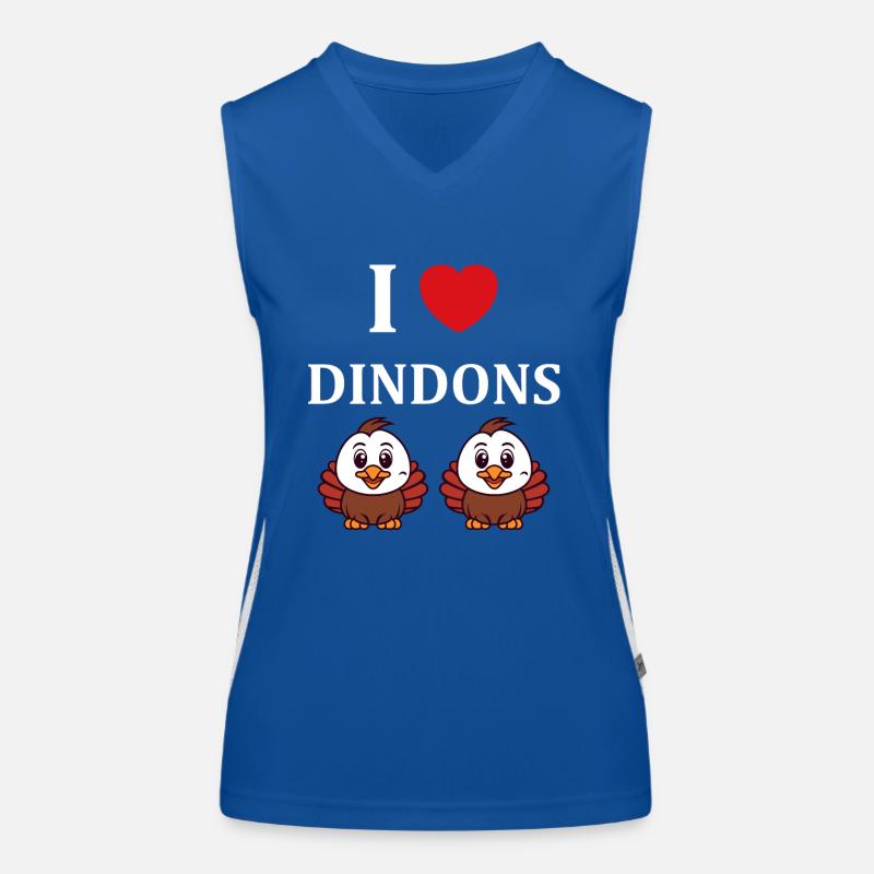 dindons Débardeur respirant contrasté Femme