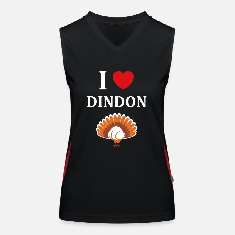 dindons Débardeur respirant contrasté Femme