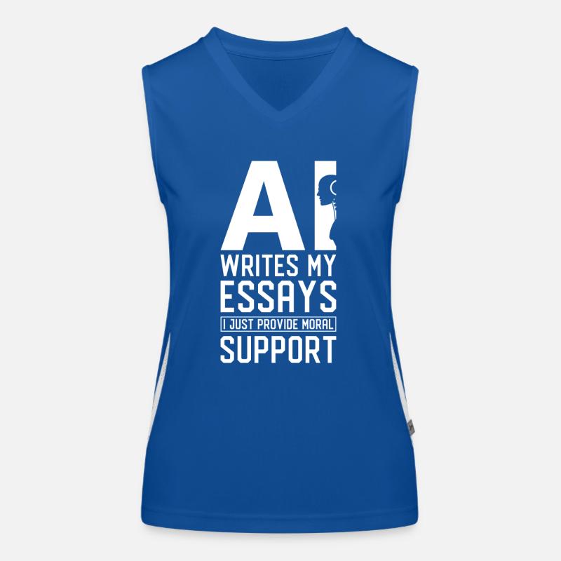 Artificial Intelligence Ai Lovers Women's Functional Contrast Tank Top