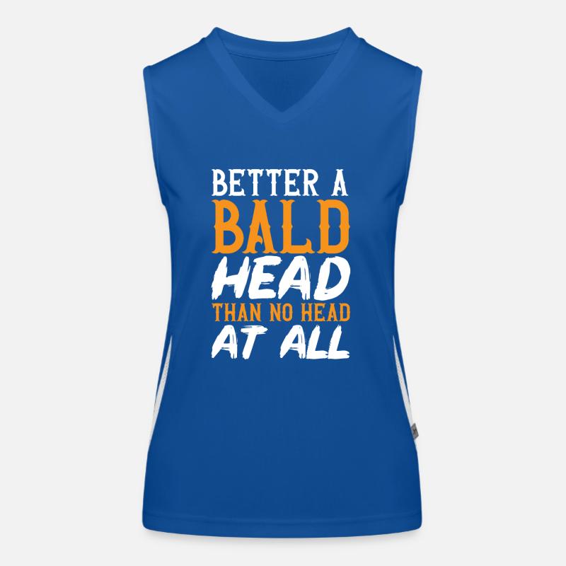Glatze Kahlköpfigkeit Bart Glatzkopf Funktionelles Kontrast-Tank Top für Frauen