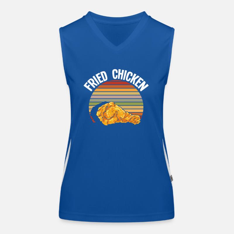 Poulet frit rétro Débardeur respirant contrasté Femme