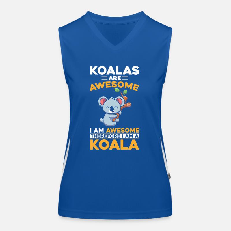 Koalas sind großartig, ich bin ein Koala Funktionelles Kontrast-Tank Top für Frauen