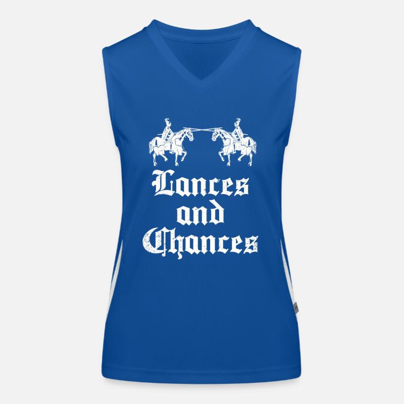 Jousting Knight Medieval Renaissance Knights Armor Women's Functional Contrast Tank Top