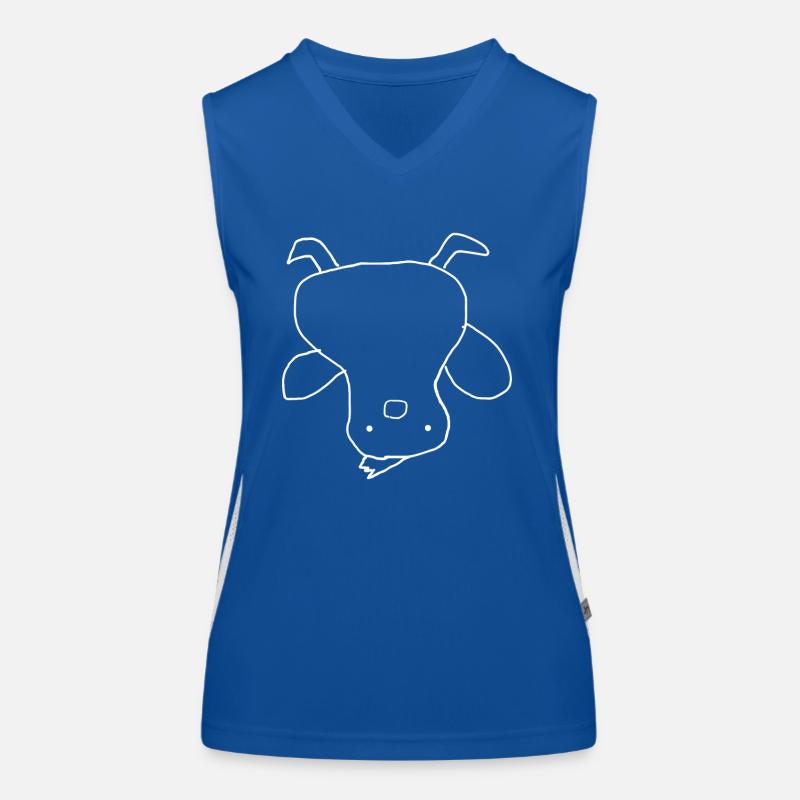 Chicken Animal Women's Functional Contrast Tank Top