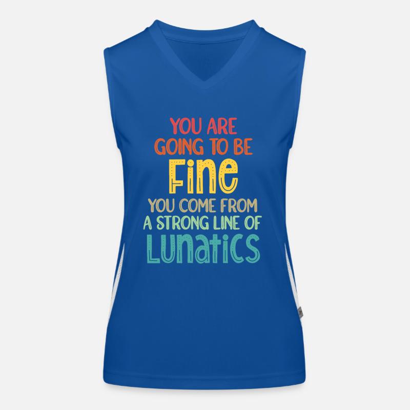 Es wird dir gut gehen. Du kommst aus einer langen Funktionelles Kontrast-Tank Top für Frauen