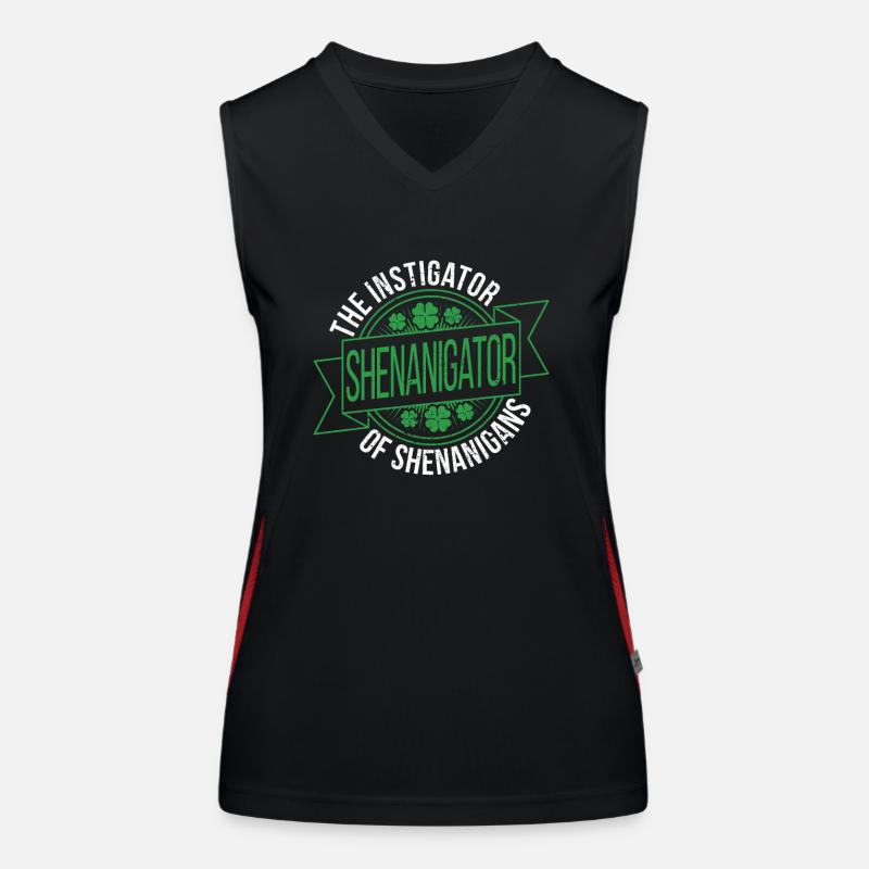 Shenanigator Der Anstifter von Shenanigans Funktionelles Kontrast-Tank Top für Frauen