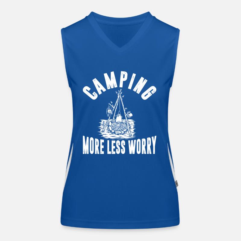 Camping Plus Moins de Soucis Débardeur respirant contrasté Femme
