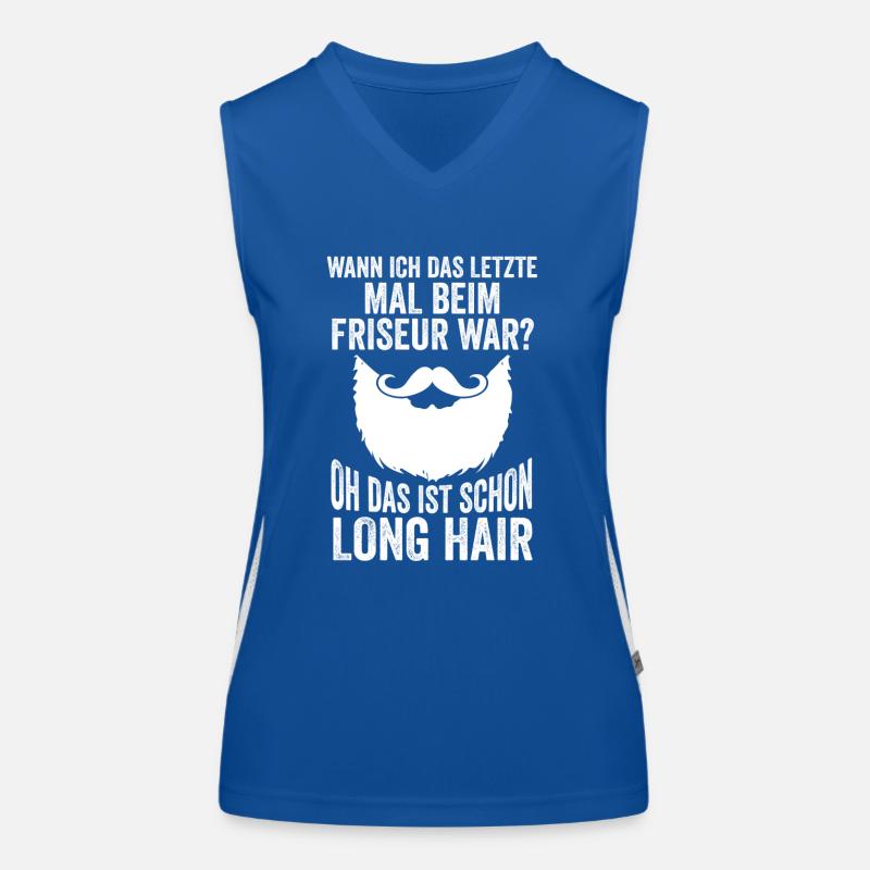 Bärtig Bartträger Schnurrbart Bart Funktionelles Kontrast-Tank Top für Frauen