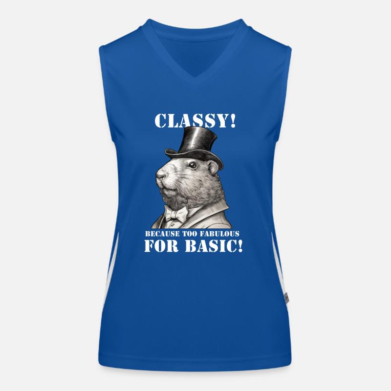 Capybara Funktionelles Kontrast-Tank Top für Frauen