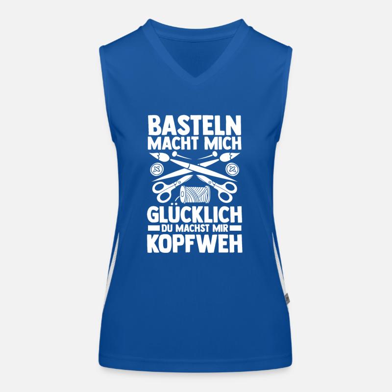 Bastler Basteln Funktionelles Kontrast-Tank Top für Frauen