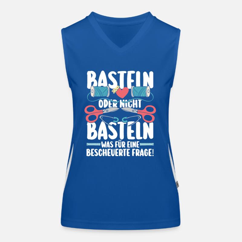 Bastler Basteln Funktionelles Kontrast-Tank Top für Frauen
