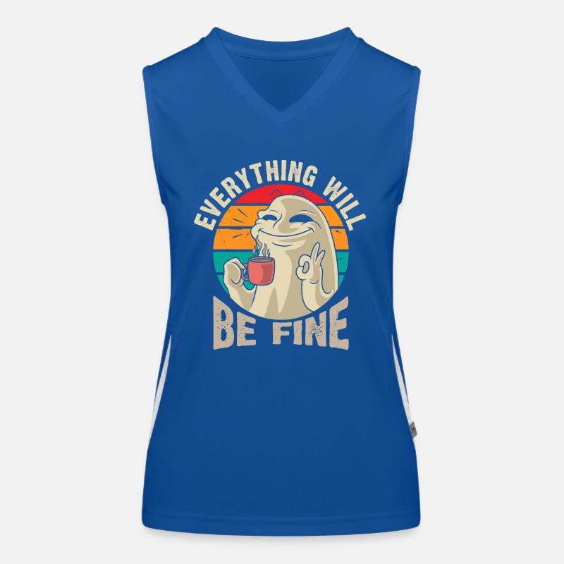 Alles Wird Gut Funktionelles Kontrast-Tank Top für Frauen