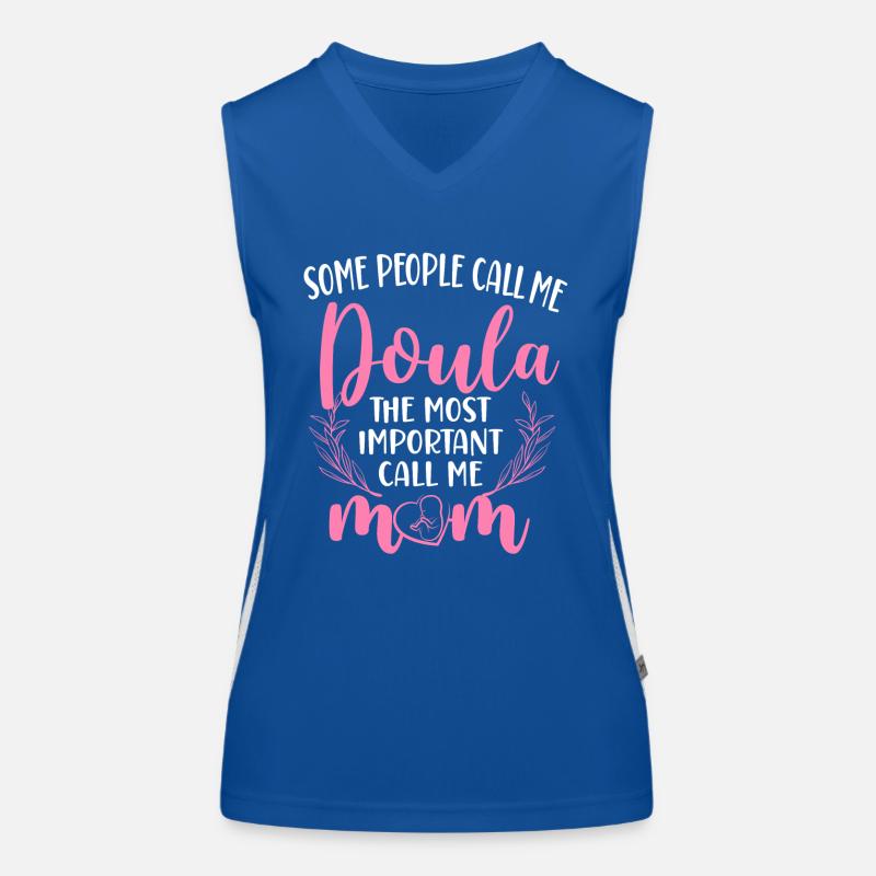 Doula Birth Worker Mom Some People Funktionelles Kontrast-Tank Top für Frauen