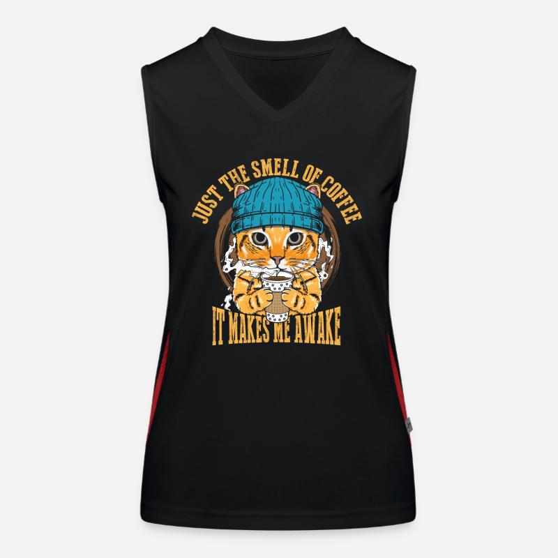 Juste l’odeur du café Débardeur respirant contrasté Femme