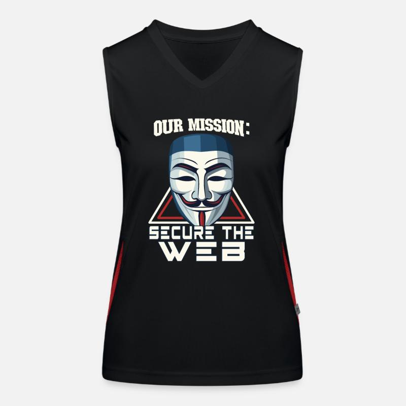 Ethical Hacking Analyst Ethical Cyber Security Women's Functional Contrast Tank Top