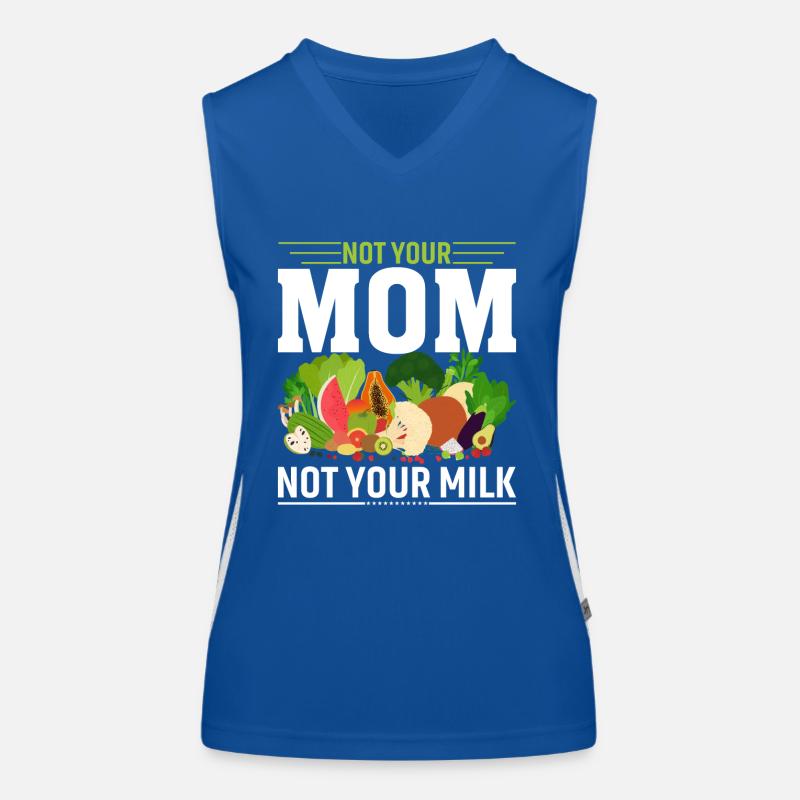 Nicht Deine Mutter, Nicht Deine Milch Funktionelles Kontrast-Tank Top für Frauen