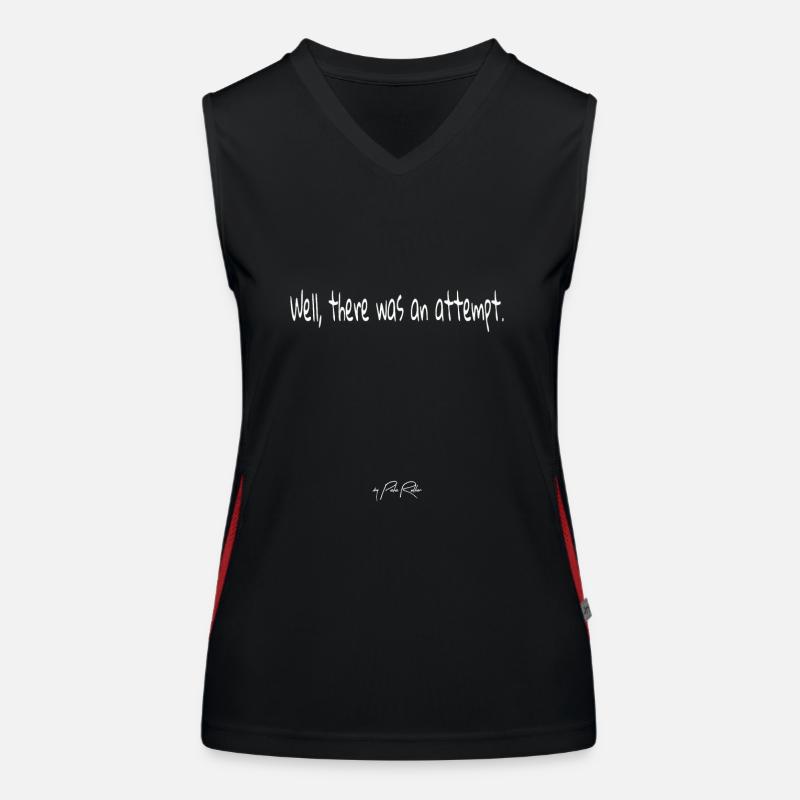 It was an attempt Women's Functional Contrast Tank Top