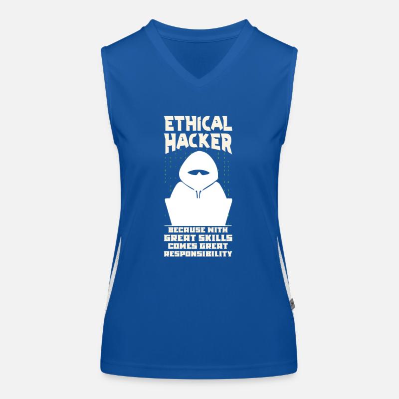 Ethical Hacking Analyst Ethical Cyber Security Funktionelles Kontrast-Tank Top für Frauen