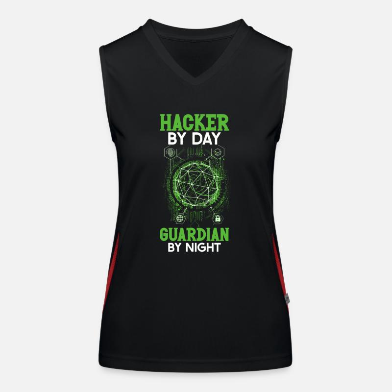 Ethical Hacking Analyst Ethical Cyber Security Funktionelles Kontrast-Tank Top für Frauen