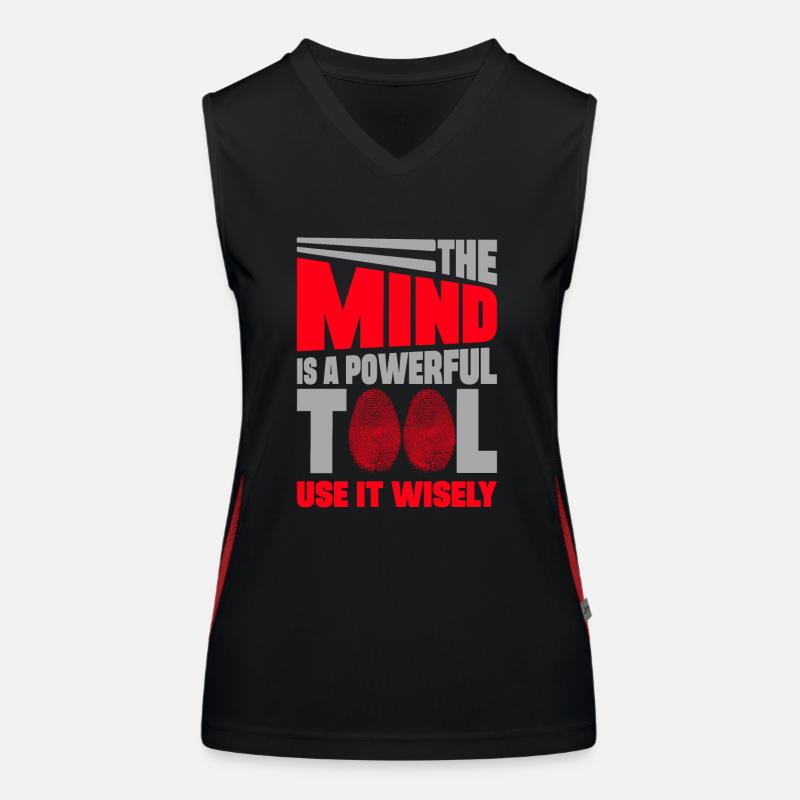 Forensic Psychologist Fingerprint Forensic Funktionelles Kontrast-Tank Top für Frauen