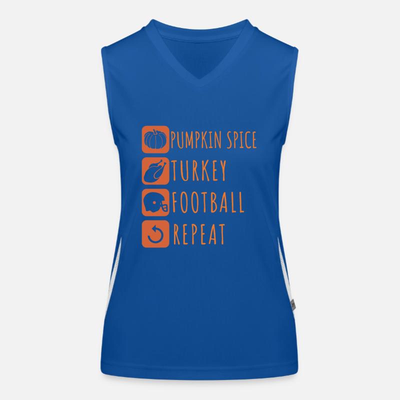 Autumnal Feast Cycle Women's Functional Contrast Tank Top