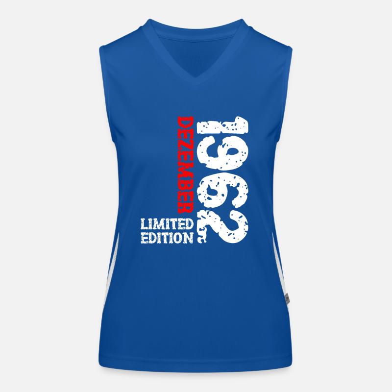 1962 Dezember Limited Edition 61. Geburtstag Deko Funktionelles Kontrast-Tank Top für Frauen