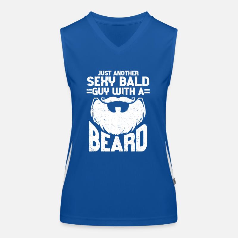 Bart Spruch Bärtiger Vater Ehemann Geschenk, Bart Funktionelles Kontrast-Tank Top für Frauen