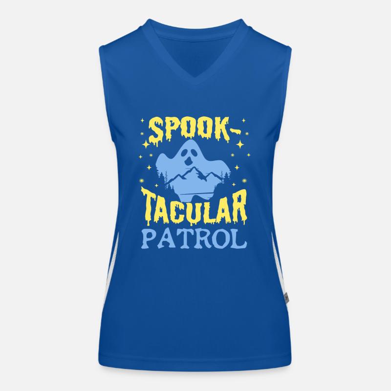 Paranormal Ghost Hunter Spook-Tacular patrouille cadeau Débardeur respirant contrasté Femme