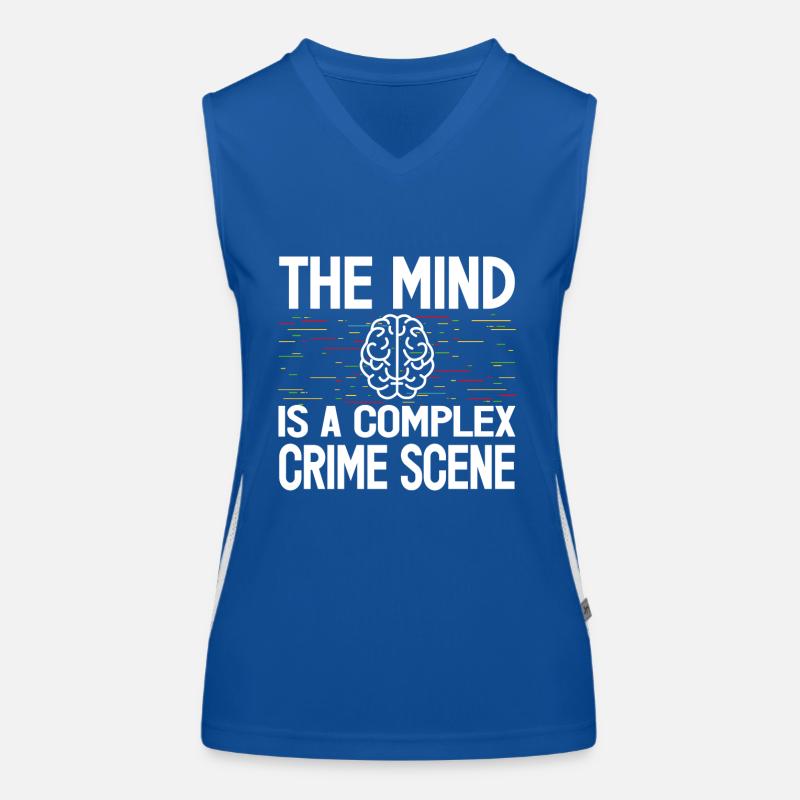 The Mind Complex Scene Professional Forensic Gift Women's Functional Contrast Tank Top