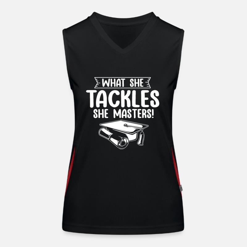 Master's Degree Studies Master's Degree Women's Functional Contrast Tank Top