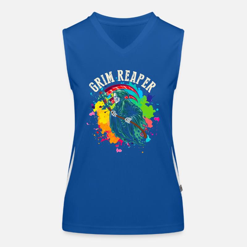 Todesengel Funktionelles Kontrast-Tank Top für Frauen