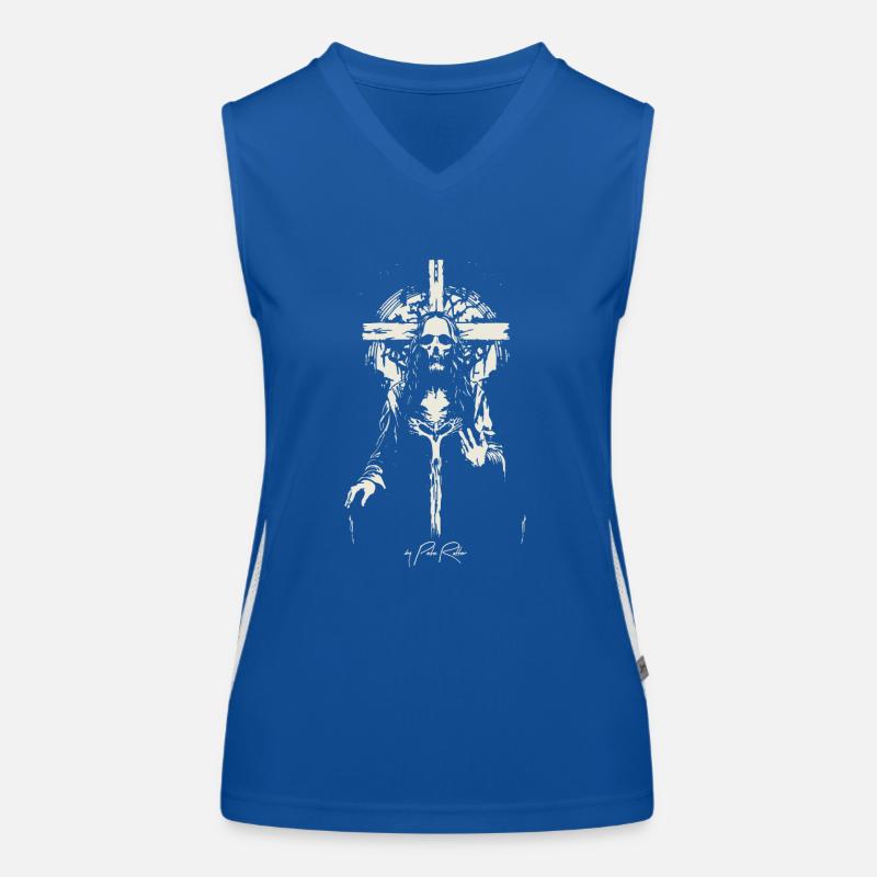 Der Heilige Retter Funktionelles Kontrast-Tank Top für Frauen