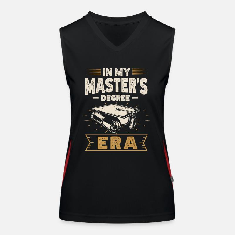 Master's Degree Studies Master's Degree Women's Functional Contrast Tank Top