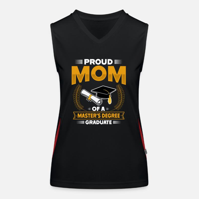 Master's Degree Studium Master Abschluss Funktionelles Kontrast-Tank Top für Frauen