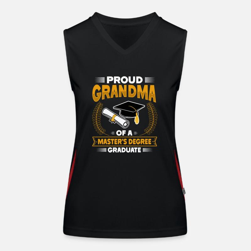 Master's Degree Studium Master Abschluss Funktionelles Kontrast-Tank Top für Frauen