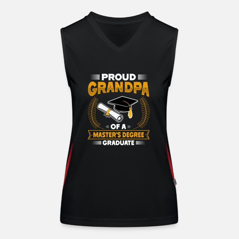 Master's Degree Studium Master Abschluss Funktionelles Kontrast-Tank Top für Frauen