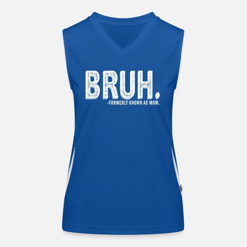 Bruh Formerly Known As Mom Women's Functional Contrast Tank Top