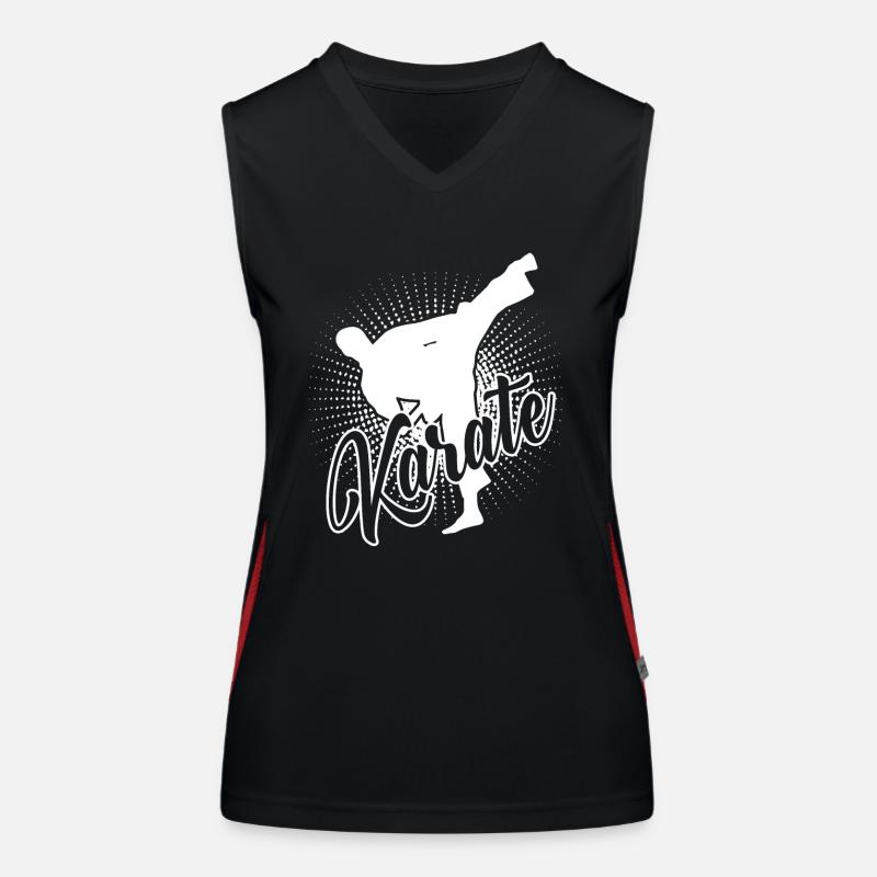 Karate Karate Fighter Women's Functional Contrast Tank Top