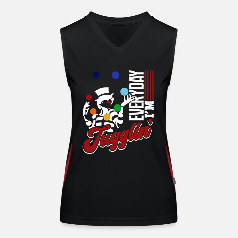 Juggling Everyday I'm Juggling Women's Functional Contrast Tank Top