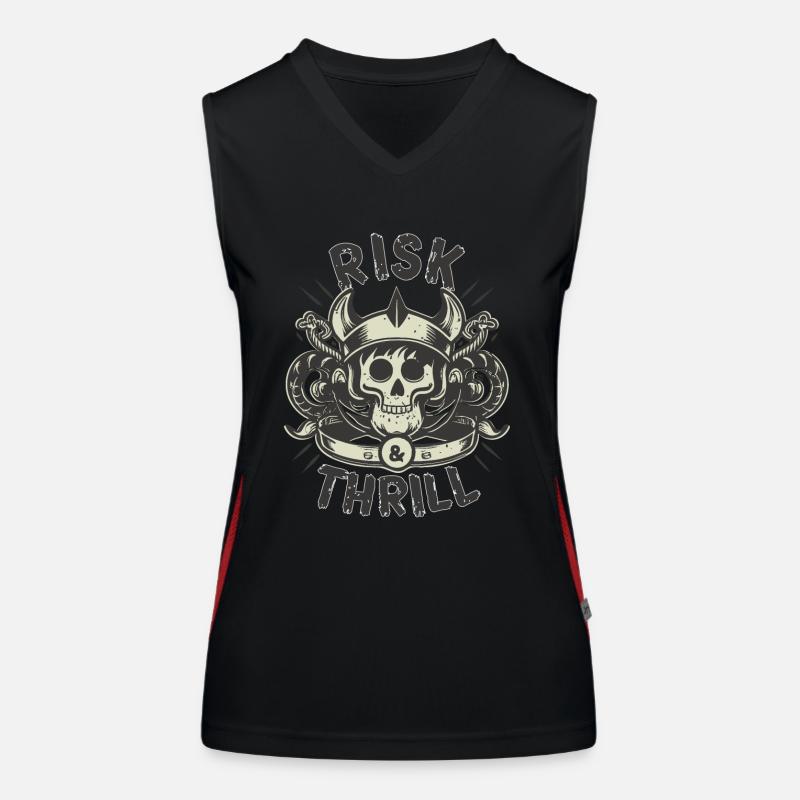 RISK THRILL Women's Functional Contrast Tank Top