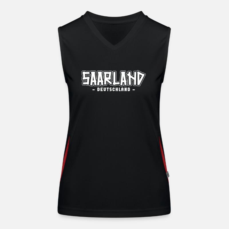 Sarre Saarlander Sarre Débardeur respirant contrasté Femme