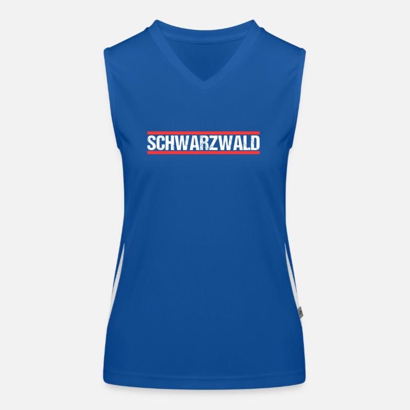 Schwarzwald Funktionelles Kontrast-Tank Top für Frauen