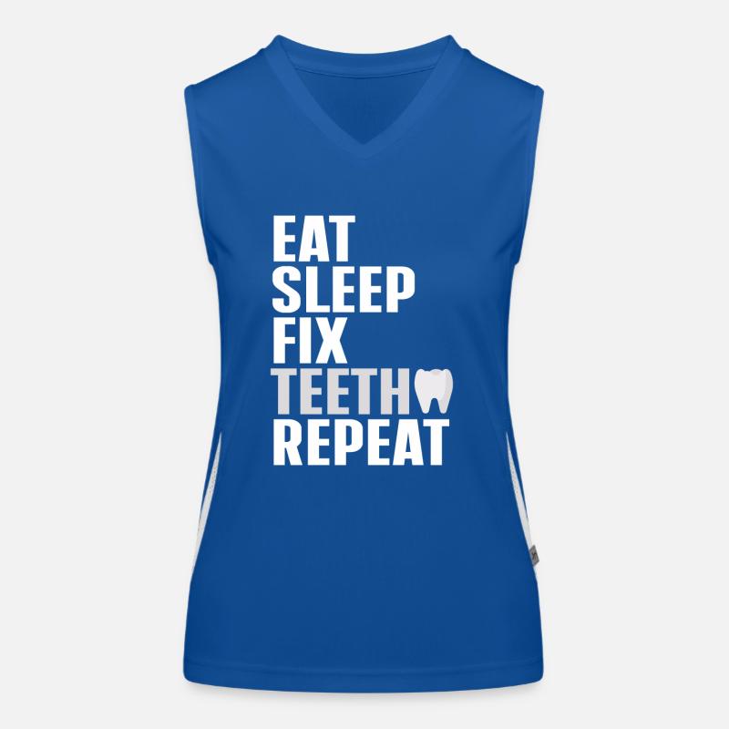 Dentist Student Degree Teeth Dentistry Women's Functional Contrast Tank Top