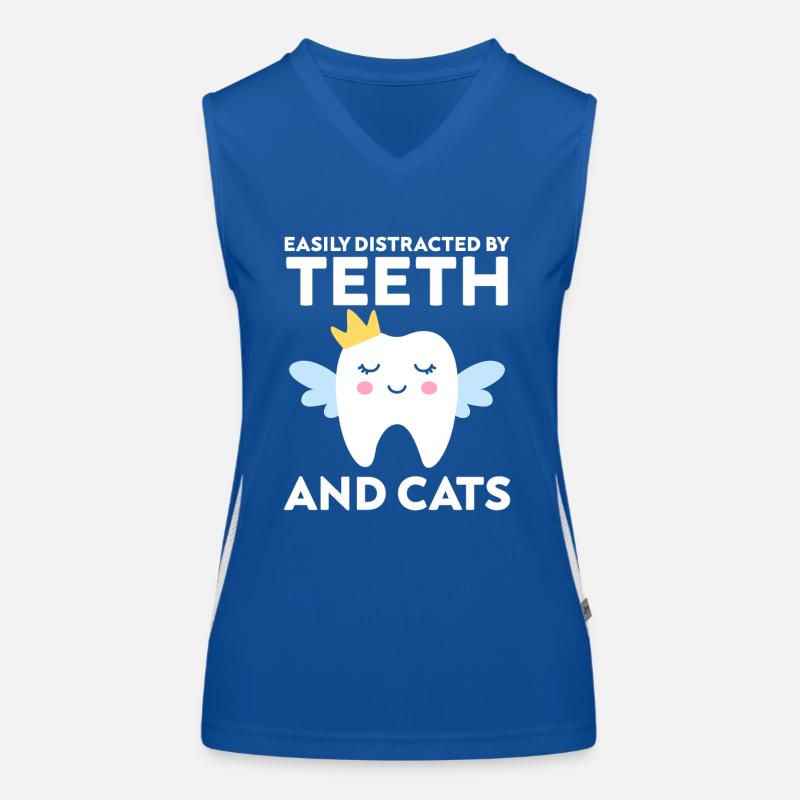 Dentist Student Degree Teeth Dentistry Women's Functional Contrast Tank Top