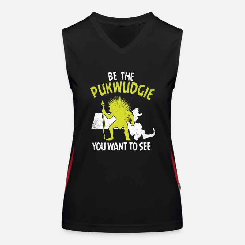Pukwudgie Kryptide Folklore Mythen Funktionelles Kontrast-Tank Top für Frauen