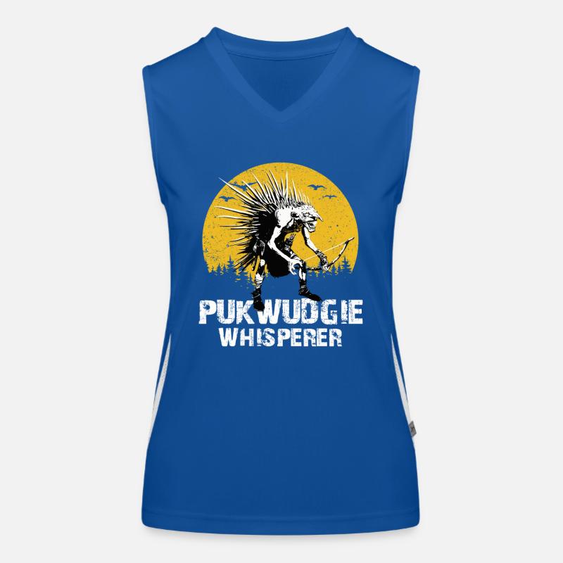 Pukwudgie Cryptid Folklore Myths Women's Functional Contrast Tank Top