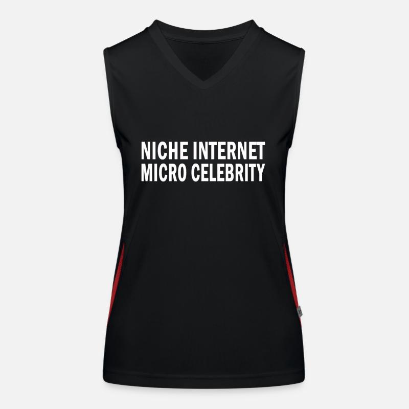 Niche Internet Micro Celebrity Funny Influencer Women's Functional Contrast Tank Top