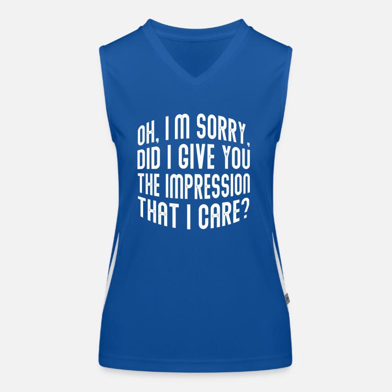 Indifférence, Sarcasme, Attitude différente Débardeur respirant contrasté Femme