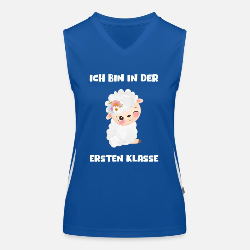 Mädchen Einschulung 2023 Schulbeginn Schulkind Funktionelles Kontrast-Tank Top für Frauen